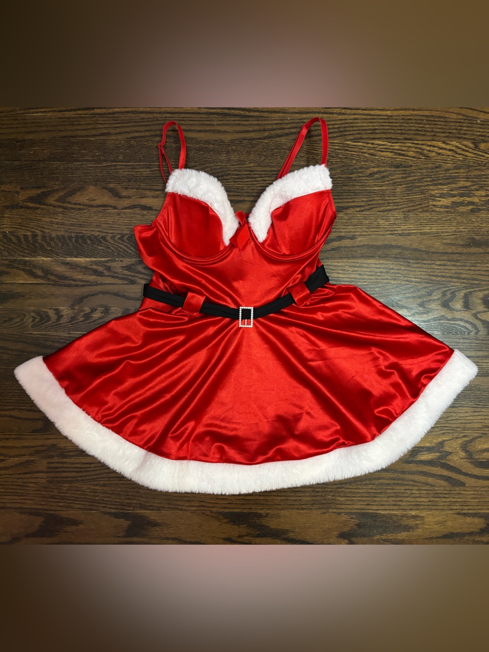 Miss Clause Halloween Costume Mean Girls Jingle Bell Rock Mini Dress Cosplay